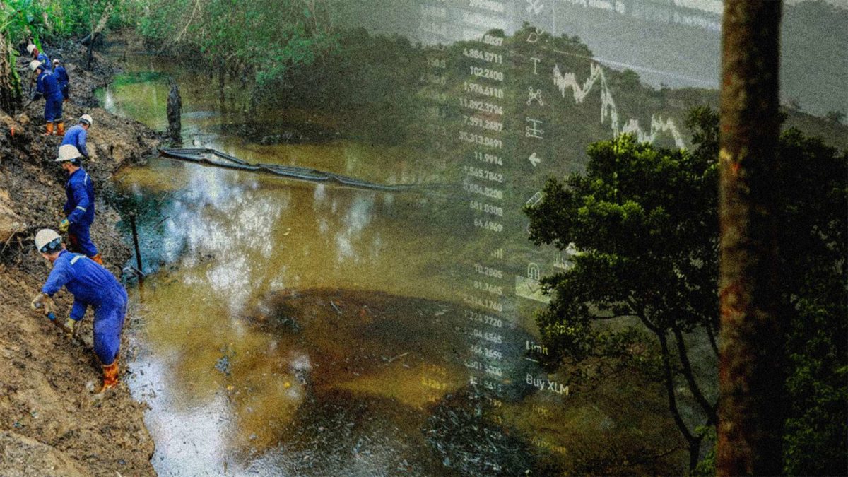 French banks make a profit from the polluting oil and gas industry in the Amazon basin
