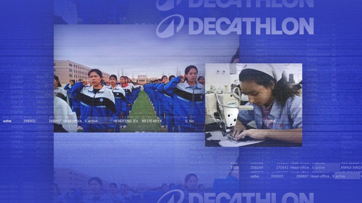 Decathlon profits from Uyghur forced labour in China