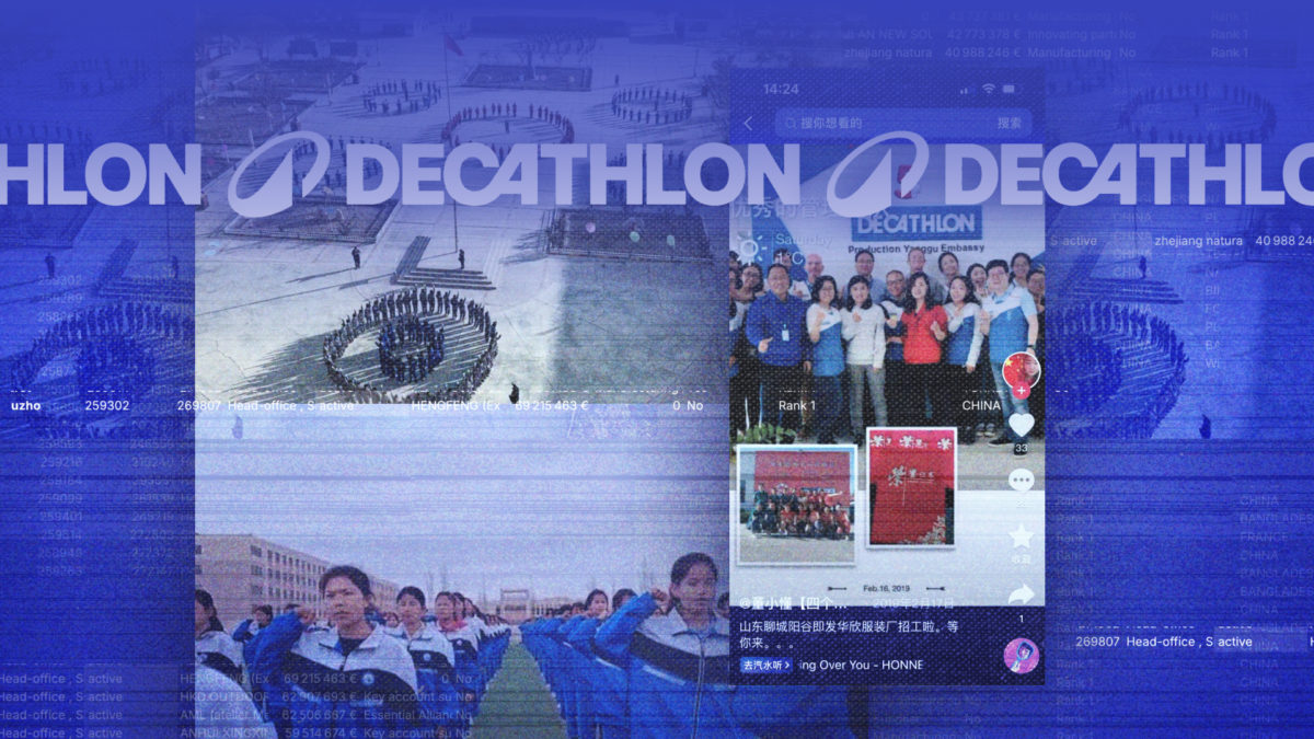 Decathlon : enquête vidéo sur le travail forcé des Ouïghours en Chine